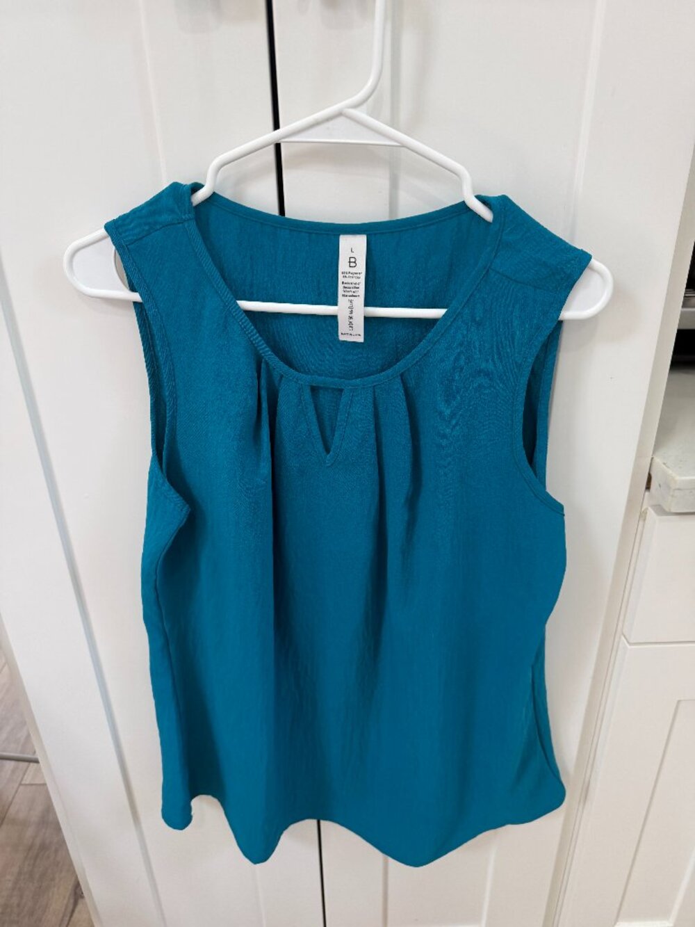 blue women's large blouse